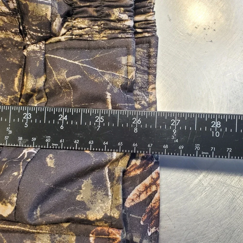 Oscar Sports Mens Camo Hunting Vest Woodland Camouflage Utility Pockets Medium